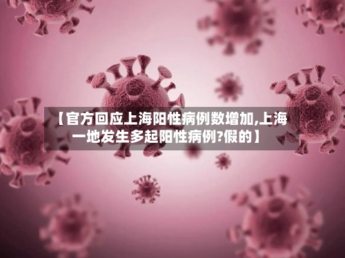 【官方回应上海阳性病例数增加,上海一地发生多起阳性病例?假的】-第3张图片