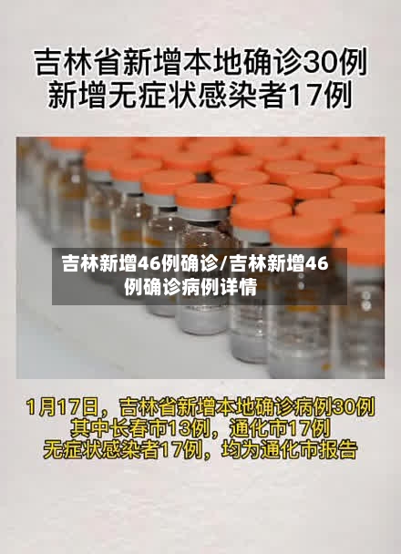吉林新增46例确诊/吉林新增46例确诊病例详情-第3张图片