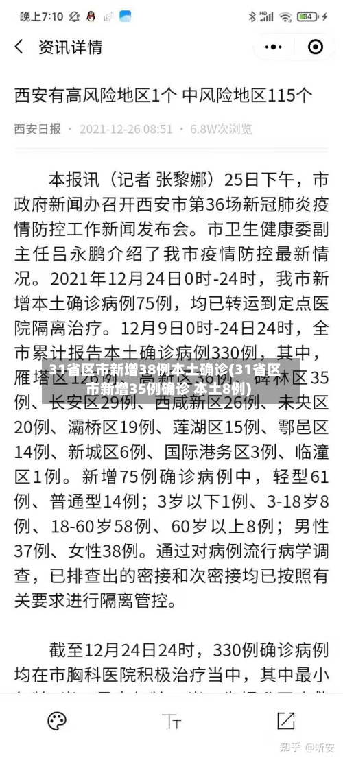 31省区市新增38例本土确诊(31省区市新增35例确诊 本土8例)-第2张图片