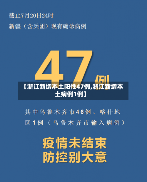 【浙江新增本土阳性47例,浙江新增本土病例1例】-第1张图片