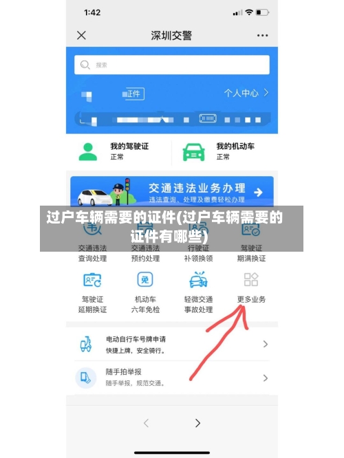 过户车辆需要的证件(过户车辆需要的证件有哪些)-第2张图片