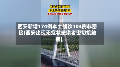 西安新增174例本土确诊104例非密接(西安出现无症状感染者密切接触者)-第2张图片