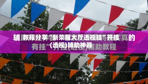 教程分享“新荣耀大厅透视挂”开挂(透视)辅助神器-第2张图片