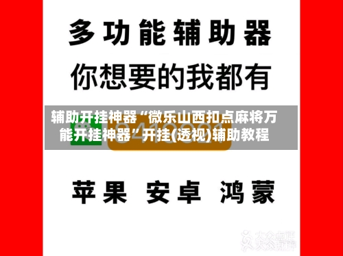 辅助开挂神器“微乐山西扣点麻将万能开挂神器”开挂(透视)辅助教程-第3张图片
