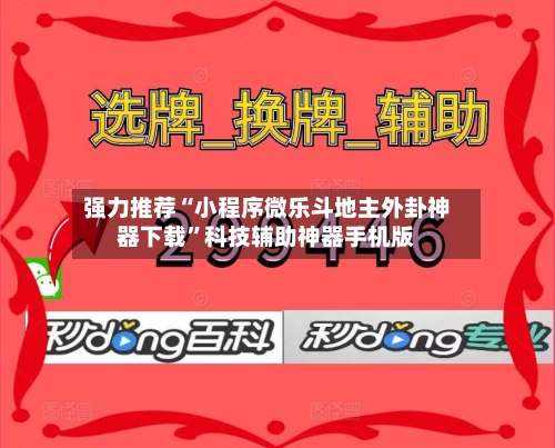 强力推荐“小程序微乐斗地主外卦神器下载”科技辅助神器手机版-第3张图片