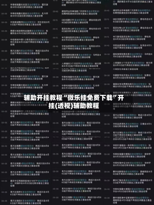 辅助开挂教程“微乐挂免费下载”开挂(透视)辅助教程-第3张图片