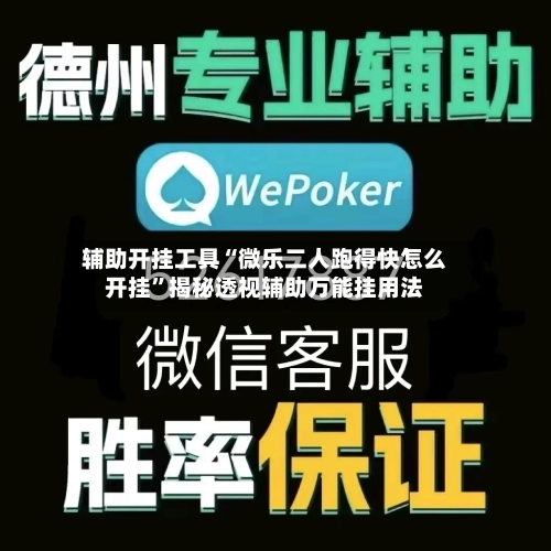 辅助开挂工具“微乐二人跑得快怎么开挂”揭秘透视辅助万能挂用法-第3张图片