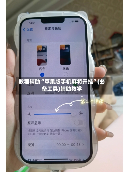 教程辅助“苹果版手机麻将开挂”(必备工具)辅助教学-第3张图片