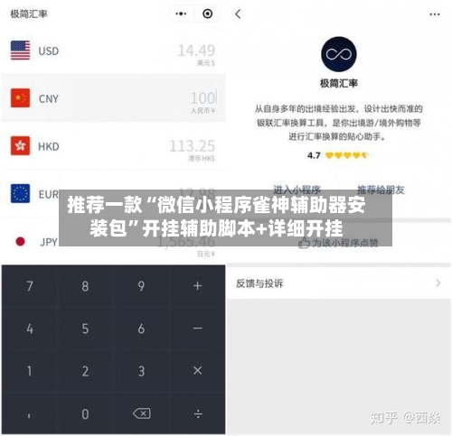 推荐一款“微信小程序雀神辅助器安装包	”开挂辅助脚本+详细开挂-第1张图片