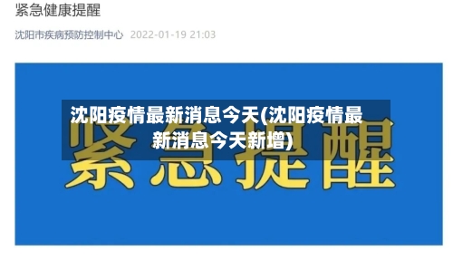 沈阳疫情最新消息今天(沈阳疫情最新消息今天新增)-第2张图片