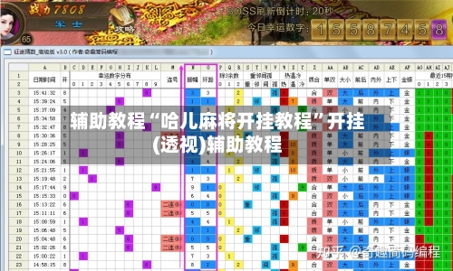 辅助教程“哈儿麻将开挂教程”开挂(透视)辅助教程-第1张图片