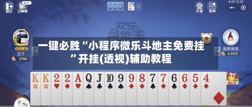 一键必胜“小程序微乐斗地主免费挂”开挂(透视)辅助教程-第3张图片