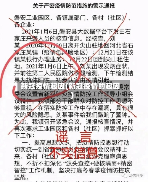 新冠疫情起因(新冠疫情的起因)-第1张图片