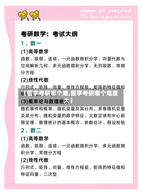 【留学考研哪个难,留学考研哪个难度大】-第2张图片