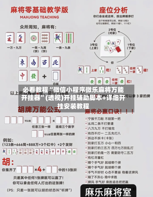 必看教程“微信小程序微乐麻将万能开挂器”(透视)开挂辅助脚本+详细开挂安装教程-第3张图片