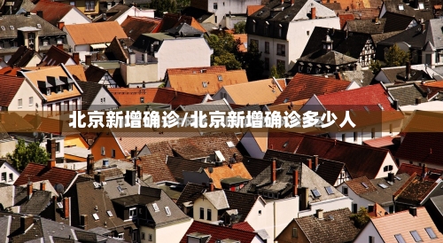 北京新增确诊/北京新增确诊多少人-第1张图片
