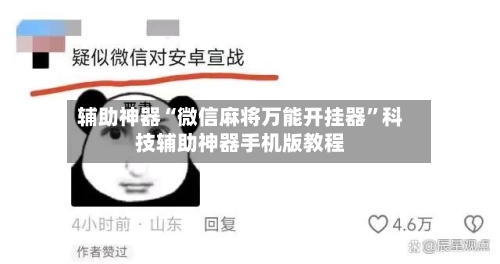 辅助神器“微信麻将万能开挂器”科技辅助神器手机版教程-第3张图片