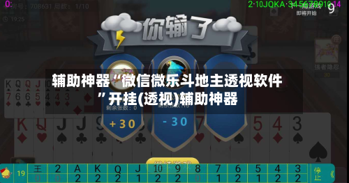 辅助神器“微信微乐斗地主透视软件	”开挂(透视)辅助神器-第2张图片