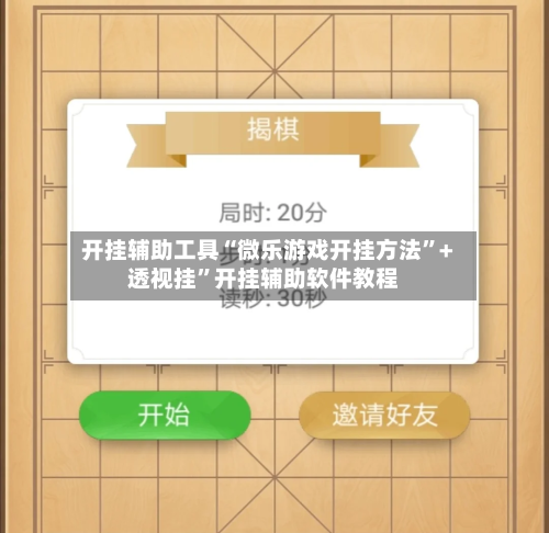 开挂辅助工具“微乐游戏开挂方法	”+透视挂”开挂辅助软件教程-第2张图片