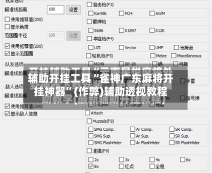 辅助开挂工具“雀神广东麻将开挂神器”(作弊)辅助透视教程-第2张图片