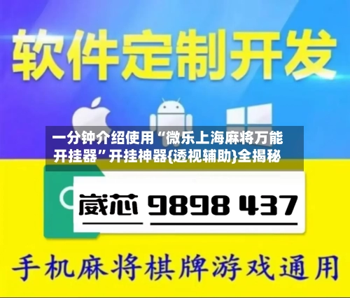 一分钟介绍使用“微乐上海麻将万能开挂器”开挂神器{透视辅助}全揭秘-第2张图片
