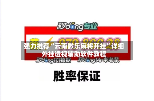 强力推荐“云南微乐麻将开挂	”详细外挂透视辅助软件教程-第2张图片