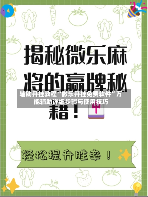 辅助开挂教程“微乐开挂免费软件”万能辅助详细步骤与使用技巧-第1张图片