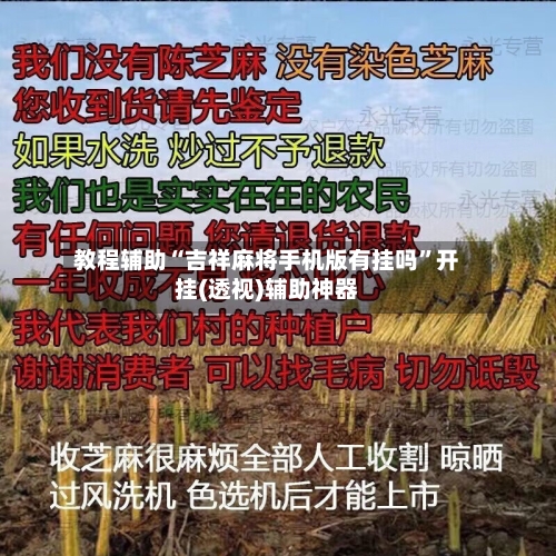 教程辅助“吉祥麻将手机版有挂吗”开挂(透视)辅助神器-第2张图片