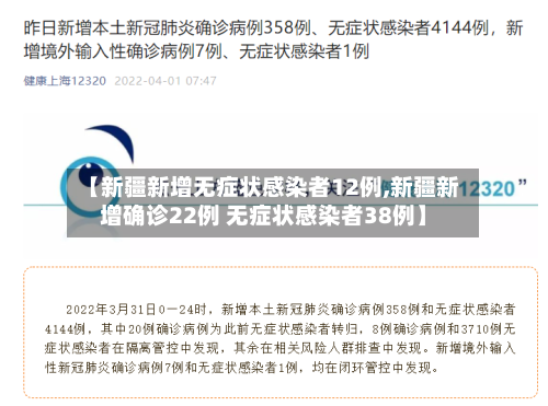 【新疆新增无症状感染者12例,新疆新增确诊22例 无症状感染者38例】-第2张图片
