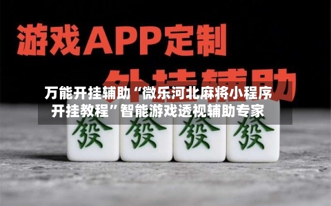 万能开挂辅助“微乐河北麻将小程序开挂教程”智能游戏透视辅助专家-第2张图片