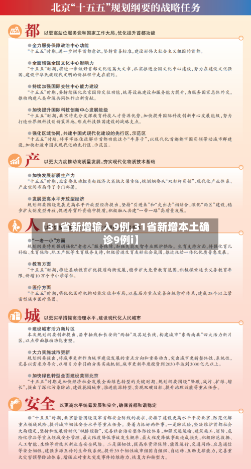 【31省新增输入9例,31省新增本土确诊9例i】-第2张图片
