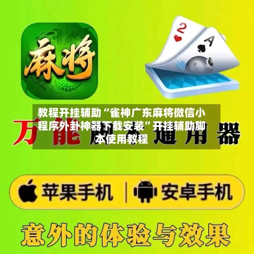教程开挂辅助“雀神广东麻将微信小程序外卦神器下载安装”开挂辅助脚本使用教程-第1张图片
