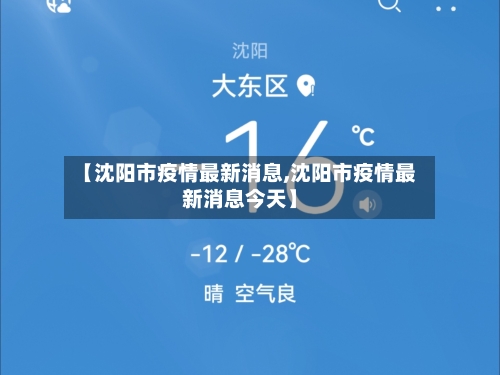 【沈阳市疫情最新消息,沈阳市疫情最新消息今天】-第2张图片