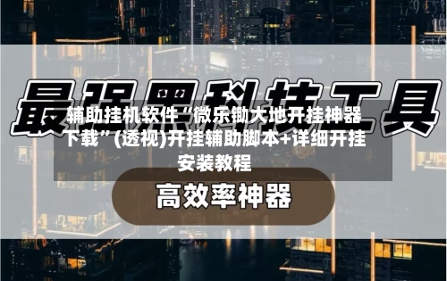 辅助挂机软件“微乐锄大地开挂神器下载”(透视)开挂辅助脚本+详细开挂安装教程-第2张图片