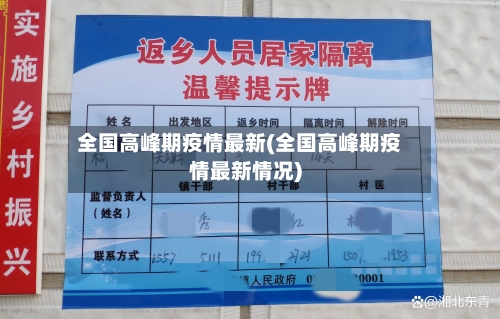 全国高峰期疫情最新(全国高峰期疫情最新情况)-第3张图片