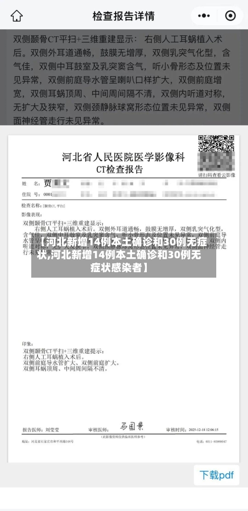 【河北新增14例本土确诊和30例无症状,河北新增14例本土确诊和30例无症状感染者】-第2张图片