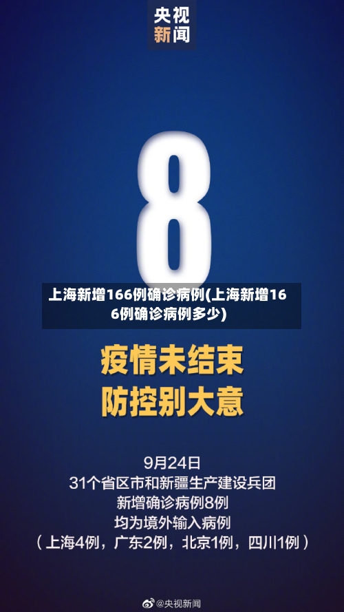 上海新增166例确诊病例(上海新增166例确诊病例多少)-第1张图片