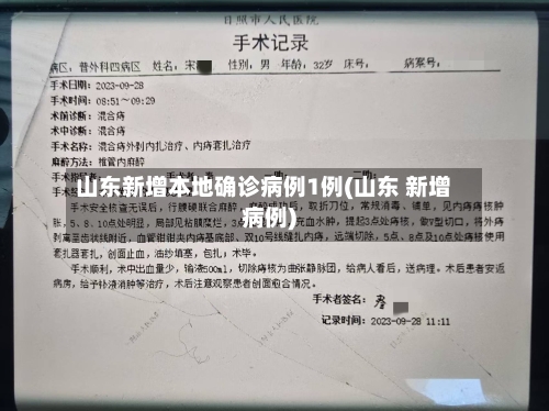 山东新增本地确诊病例1例(山东 新增病例)-第3张图片