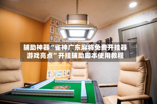辅助神器“雀神广东麻将免费开挂器游戏亮点”开挂辅助脚本使用教程-第1张图片