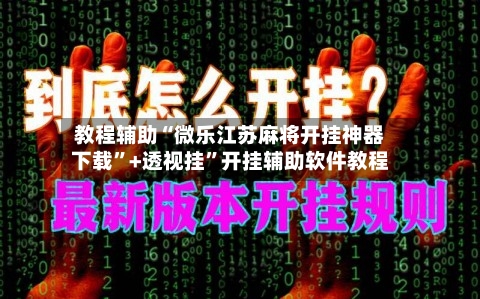 教程辅助“微乐江苏麻将开挂神器下载	”+透视挂”开挂辅助软件教程-第2张图片