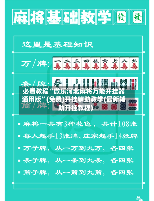 必看教程“微乐河北麻将万能开挂器通用版”(免费)开挂辅助教学(最新辅助开挂教程)-第3张图片