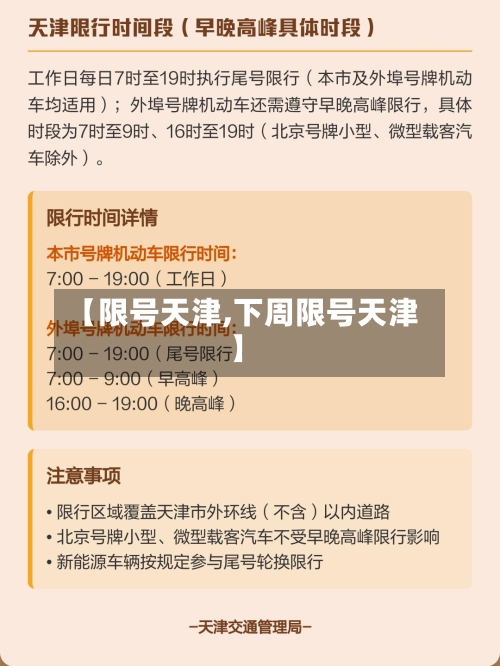 【限号天津,下周限号天津】-第1张图片
