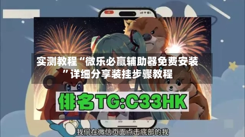 实测教程“微乐必赢辅助器免费安装”详细分享装挂步骤教程-第2张图片