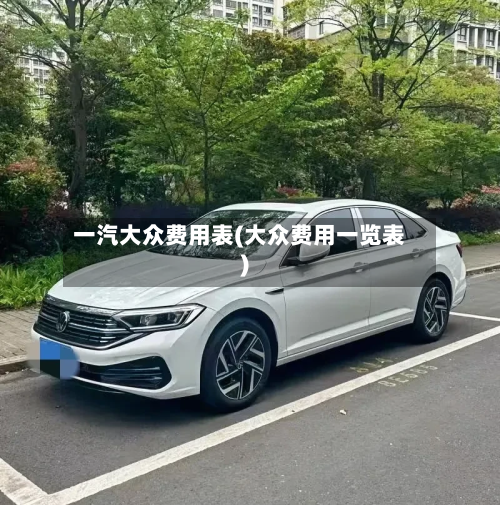 一汽大众费用表(大众费用一览表)-第1张图片