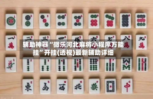 辅助神器“微乐河北麻将小程序万能挂”开挂(透视)最新辅助详细-第1张图片