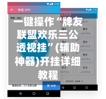 一键操作“牌友联盟欢乐三公透视挂”(辅助神器)开挂详细教程-第1张图片