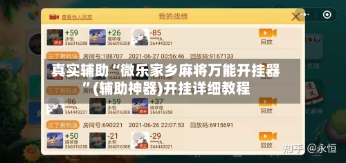 真实辅助“微乐家乡麻将万能开挂器	”(辅助神器)开挂详细教程-第2张图片