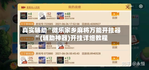 真实辅助“微乐家乡麻将万能开挂器”(辅助神器)开挂详细教程-第1张图片