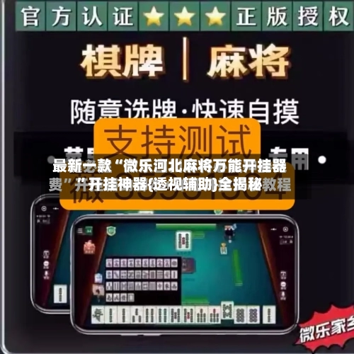 最新一款“微乐河北麻将万能开挂器	”开挂神器{透视辅助}全揭秘-第1张图片