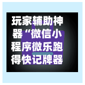 玩家辅助神器“微信小程序微乐跑得快记牌器”科技辅助神器手机版教程-第2张图片
